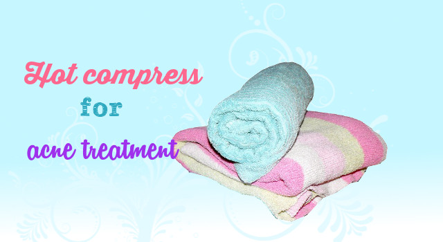 hot compresses for treating acne
