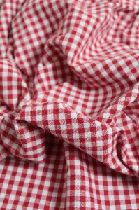 Plaid and knit are in this winter season
