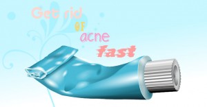 get rid of acne fast
