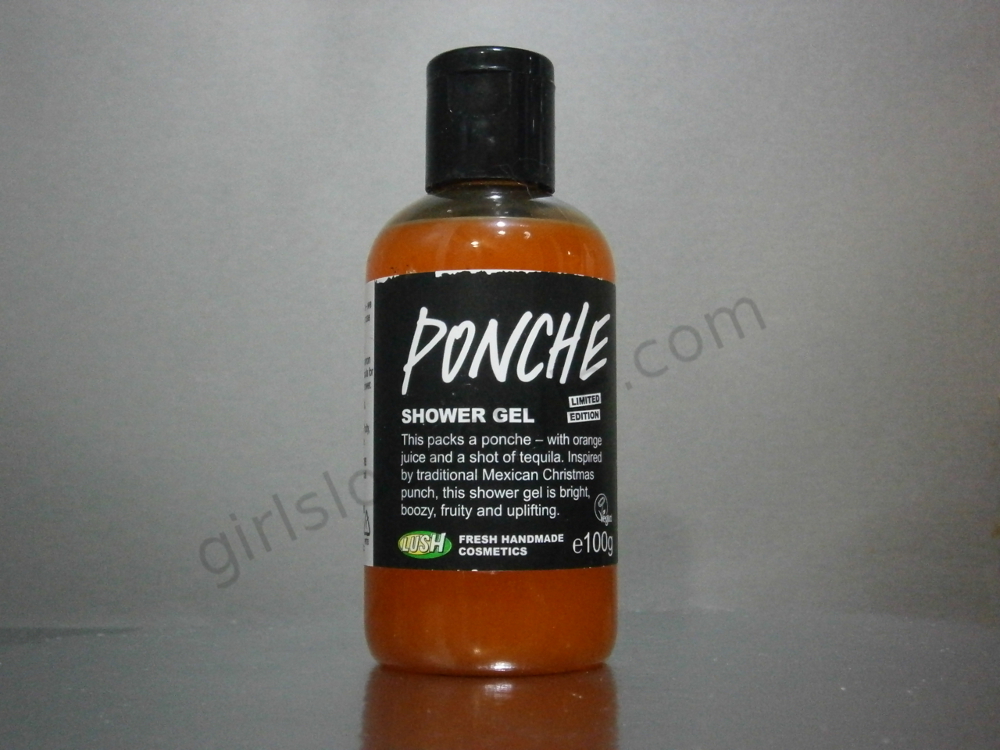 Beauty product review lush ponche shower gel