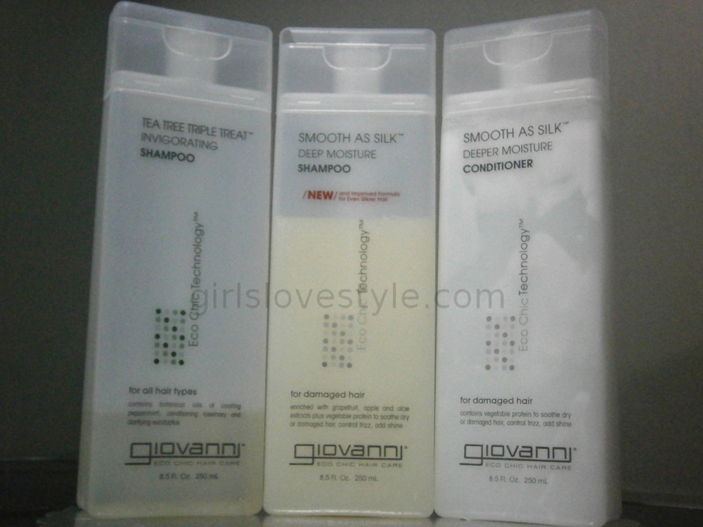 Beauty product review - Giovanni shampoos and conditioner