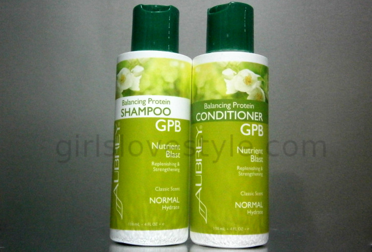 Beauty product review - Aubrey Organics GPB balancing protein shampoo and conditioner