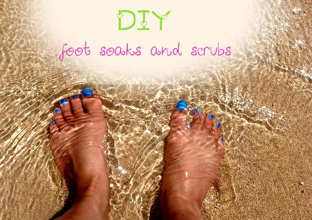 7 Relaxing homemade foot soaks and scrubs