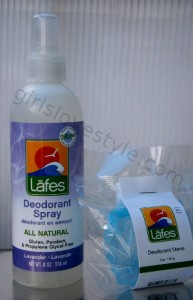 Product review of Lafe's Natural Body Care Deodorant Spray & Stone