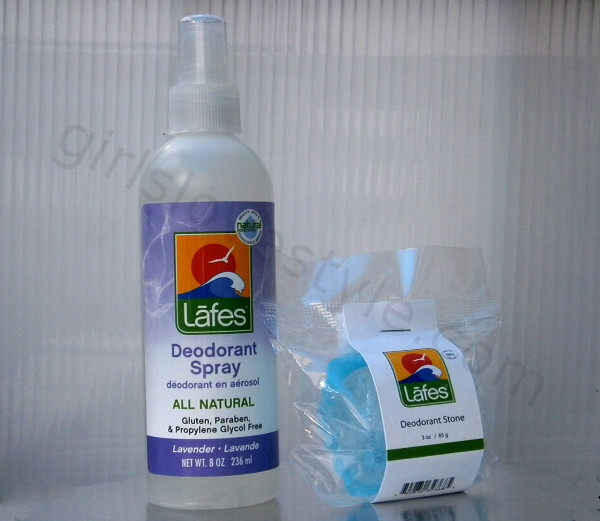 Review - Lafe's Natural Body Care Deodorant Spray & Stone